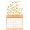 Brush Dance; Faith | 2027 13.75 x 24 Inch (Hanging) Monthly Deluxe Wall Calendar | Featuring the Artwork of Emily Burger of Blue Chair Blessing | Linen Envelope | Foil Stamped Cover; Category:Wall Calendars; Image:4